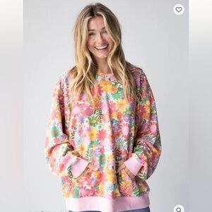 NATURAL LIFE Multicolor Floral Hoodie